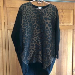 Moncler Small Jacquard Leopard Sweatshirt Dress